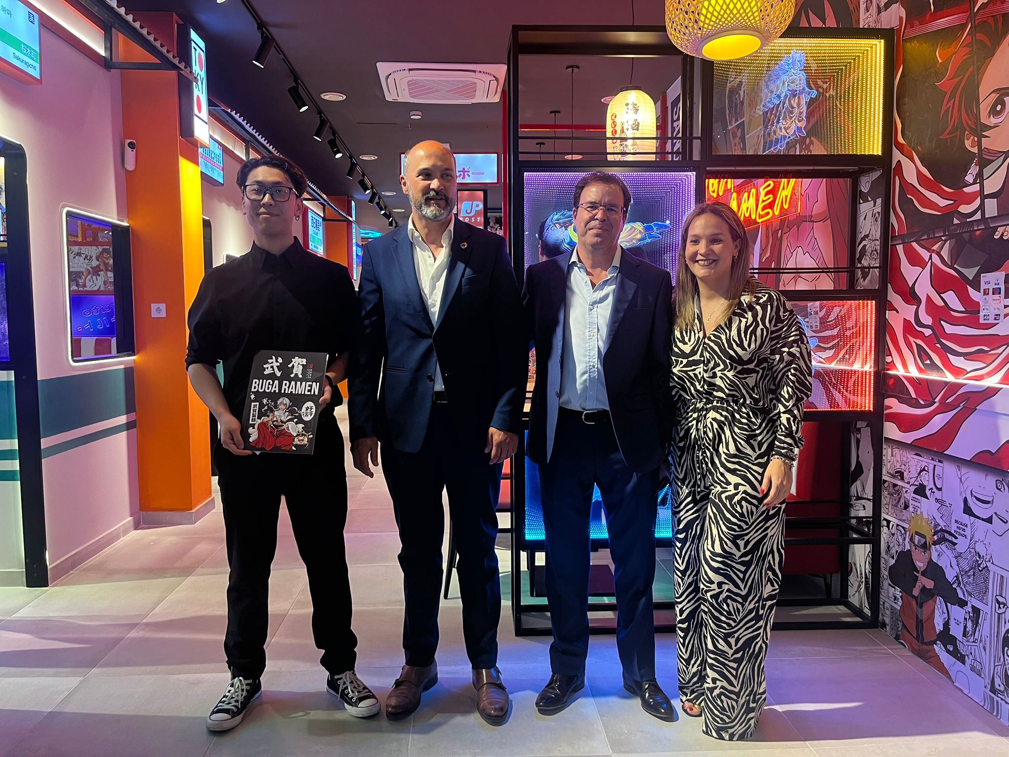 Un momento de la inauguración