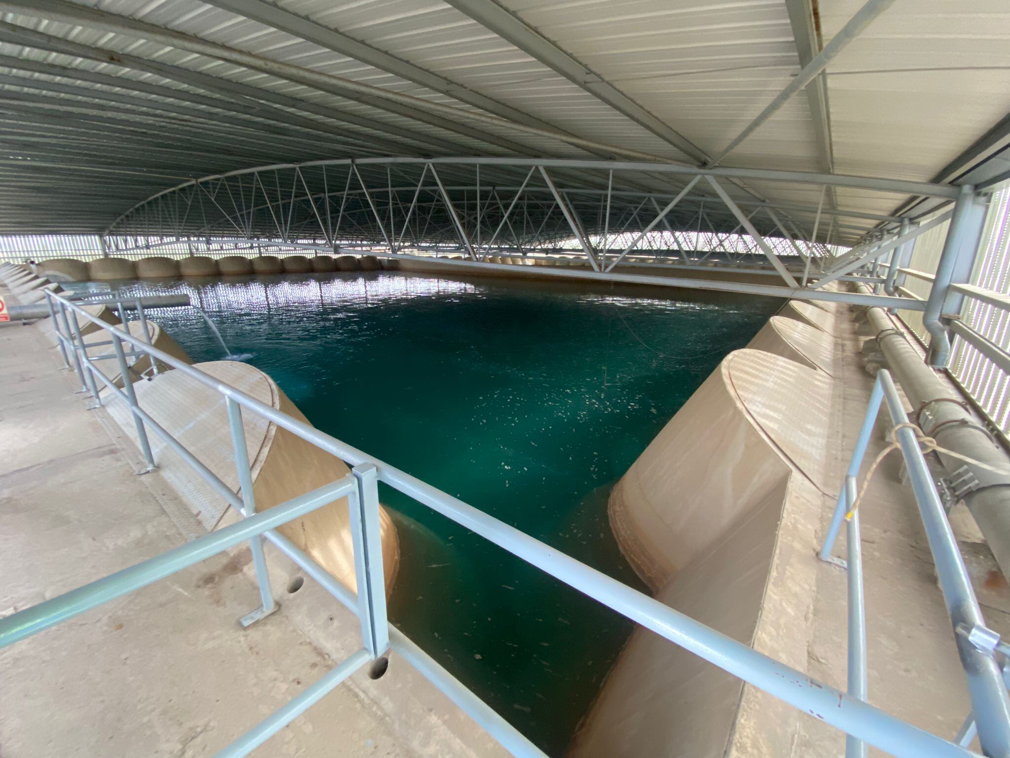 Estación de Tratamiento de Agua Potable (Etap) que abastece a Fraga