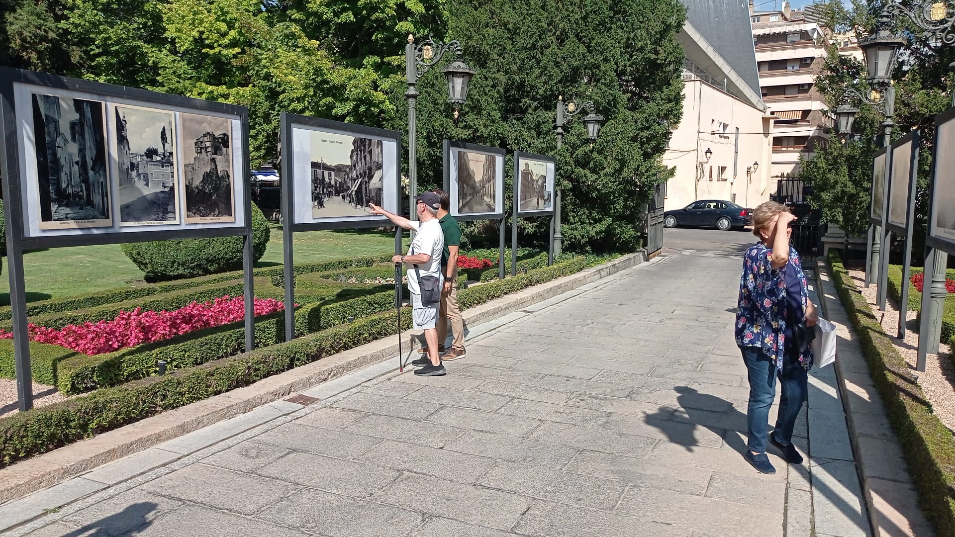 La exposición estará hasta mediados de septiembre en los jardines de la Diputación de Cuenca