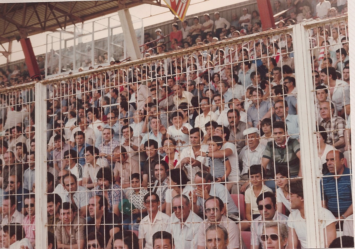 Las cabinas del Franco Navarro en Primera División l temporada 1979-80.