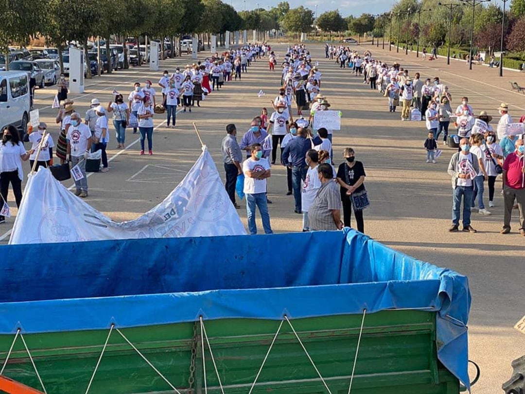 Foto de la última manifestación contra la macrogranja