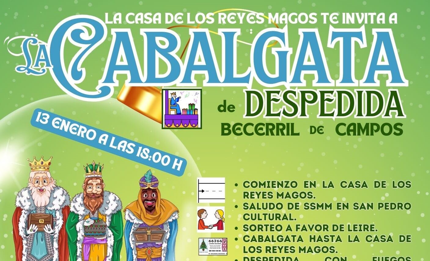 Becerril de Campos (Palencia) acogerá una cabalgata de despedida a los Reyes Magos