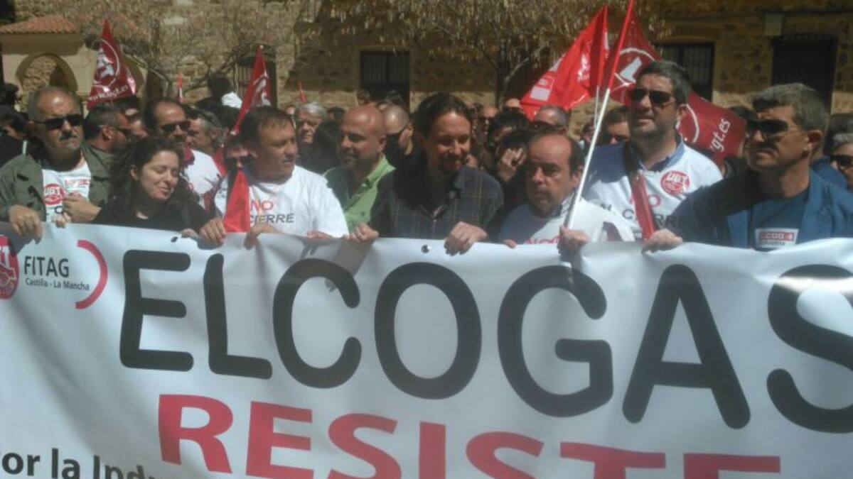 Pablo Iglesias protagoniza el 1º de Mayo más político de siempre en Puertollano