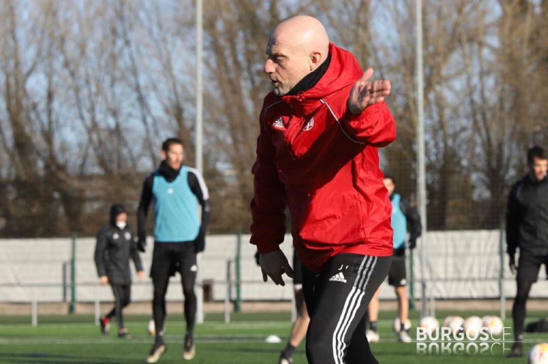 Entrenamiento del Burgos C.F.