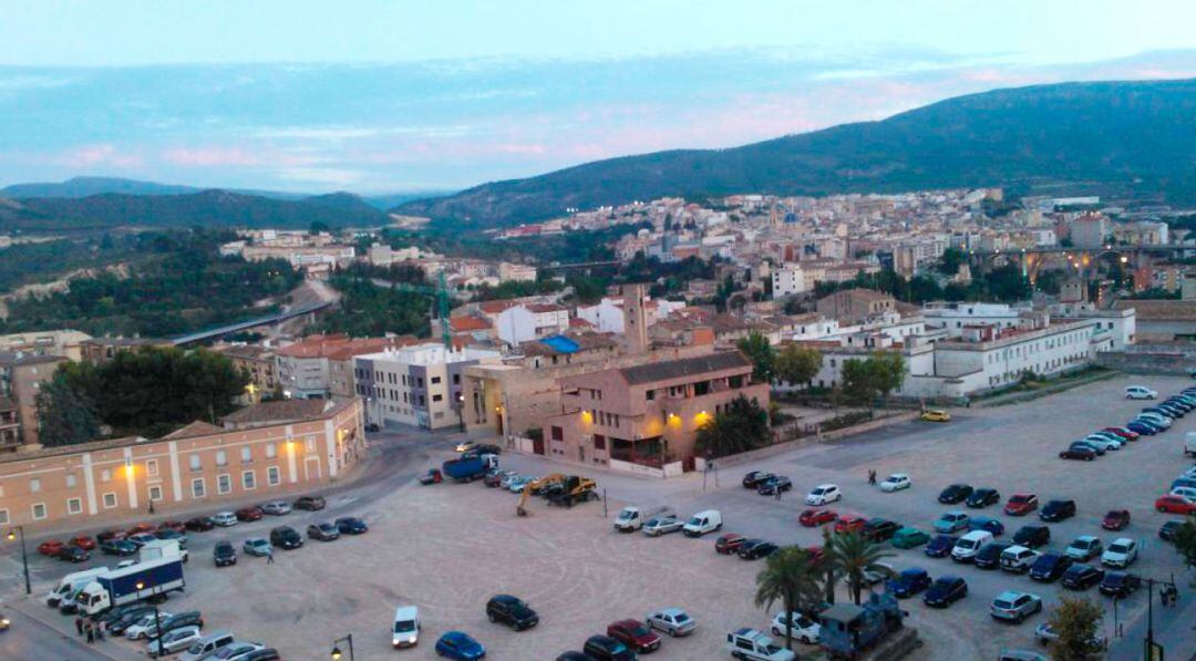 Imagen de archivo de la zona de la plaza Al-Azraq y los edificios del antiguo Juzgado
