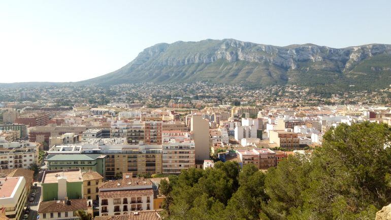 Vistas desde el Castillo de Dénia.