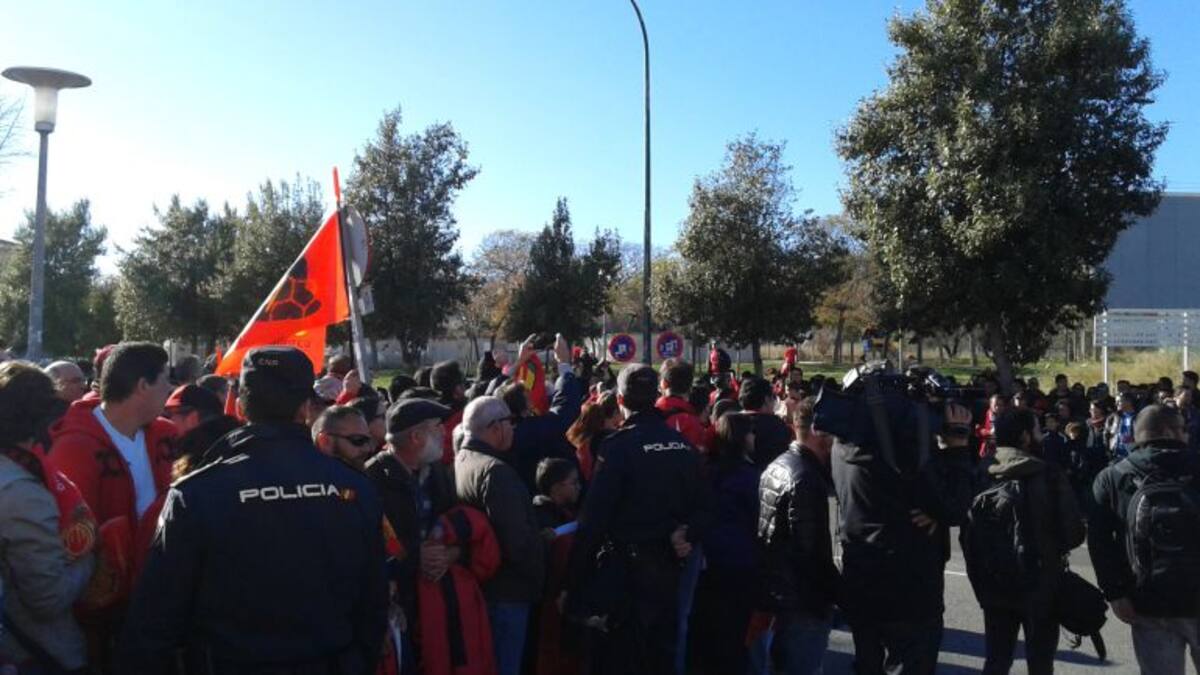 Ambiente de partido grande en Son Moix