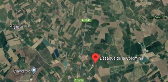 El suceso ocurría en el camino del desagüe de la Colomina