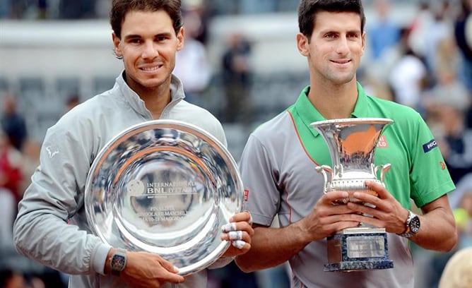 El serbio se ha llevado el Abierto de Roma ganando a Nadal en la final.