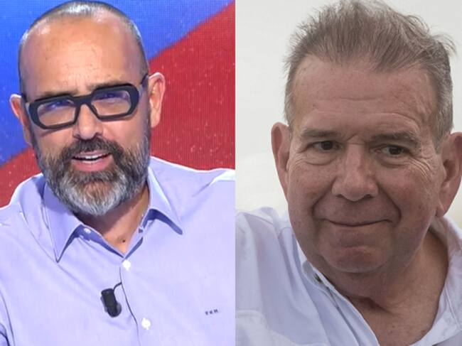 Montaje entre Risto Mejide y Edmundo González. Mediaset/EFE.