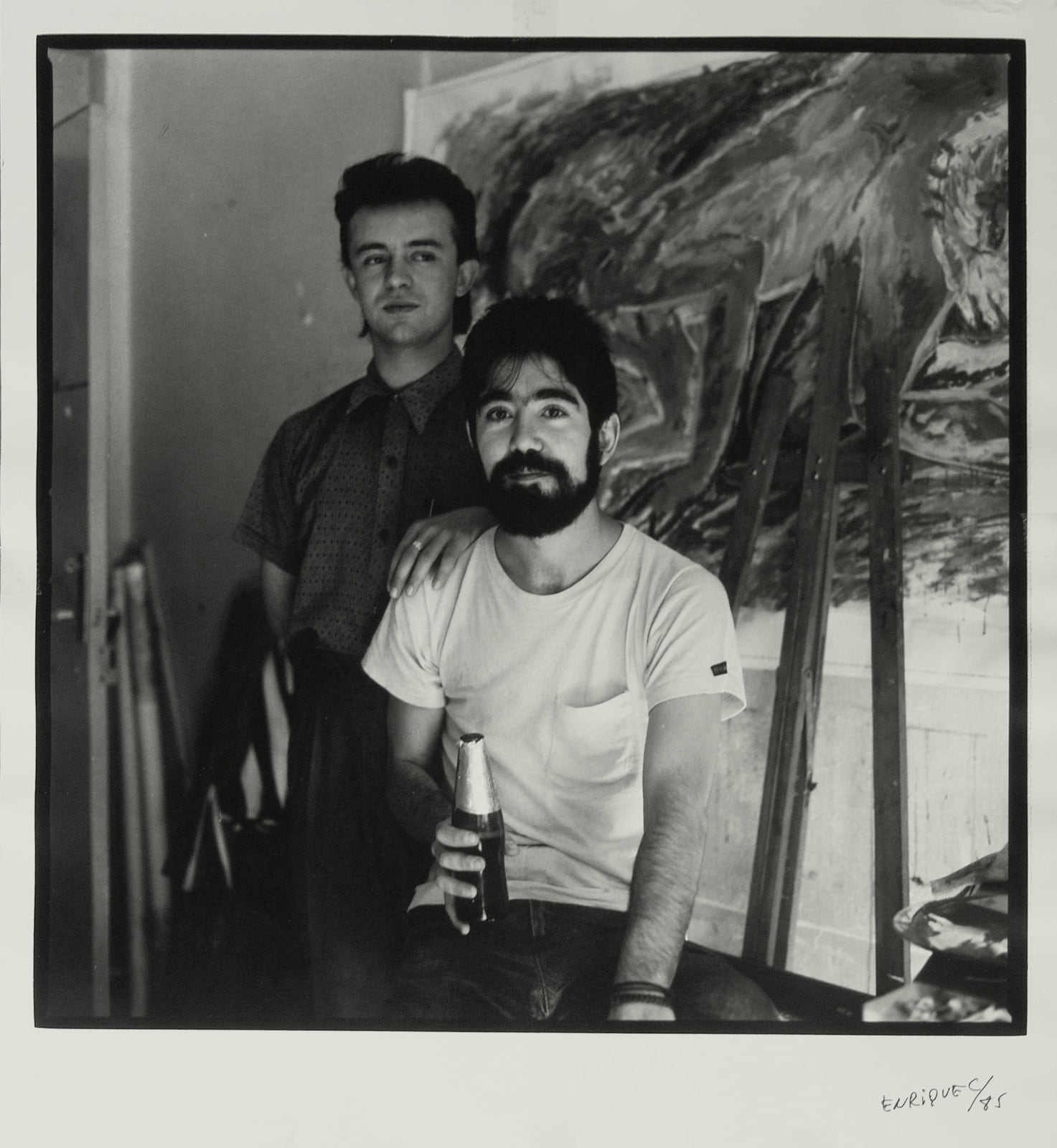 Estudio compartido con Jesús Max en Carrequemada. 1985.