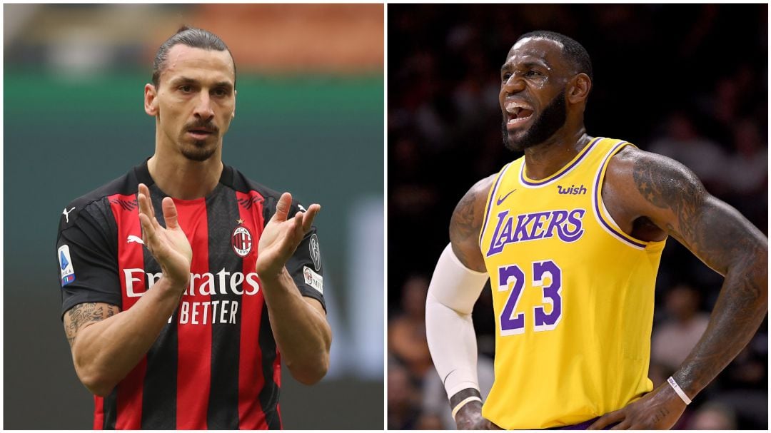 Zlatan Ibrahimovicy LeBron James