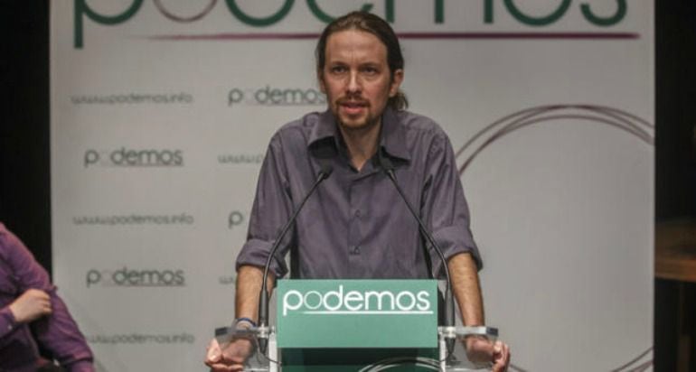 Pablo Iglesias en un acto del partido.