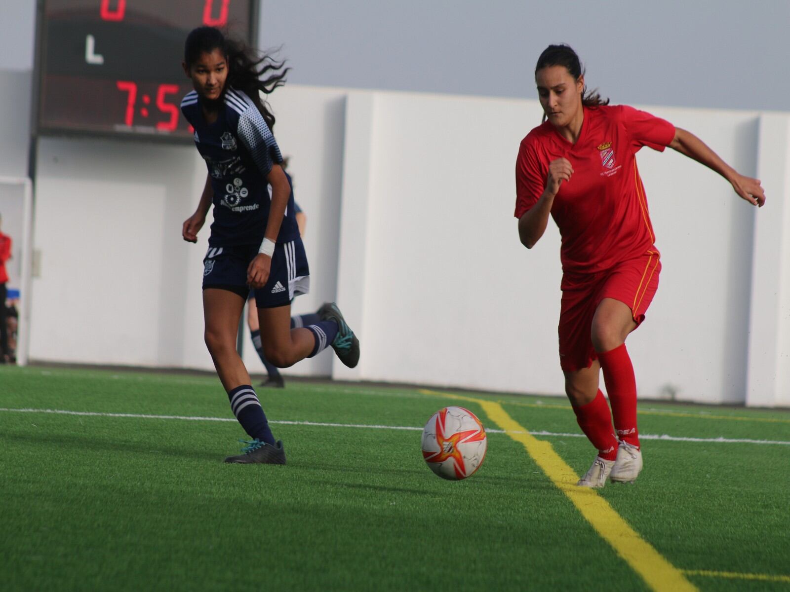 Imagen de archivo de un partido del FC Puerto del Carmen disputado en Lanzarote.