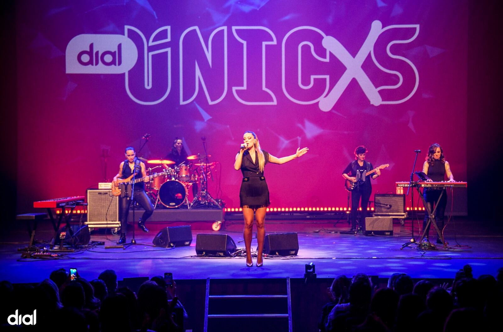 Lorena Gómez en un momento del concierto 'Dial Unicxs Murcia'