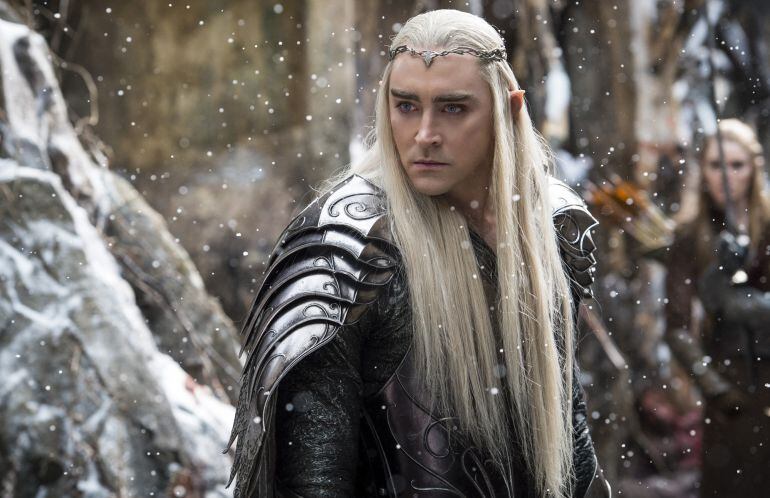 In this image released by Warner Bros. Pictures, Lee Pace appears in a scene from "The Hobbit The Battle of the Five Armies." (AP Photo/Warner Bros. Pictures, Mark Pokorny)