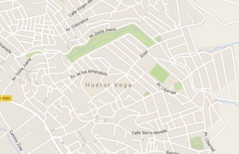 Captura de Huétor Vega de Google Maps.