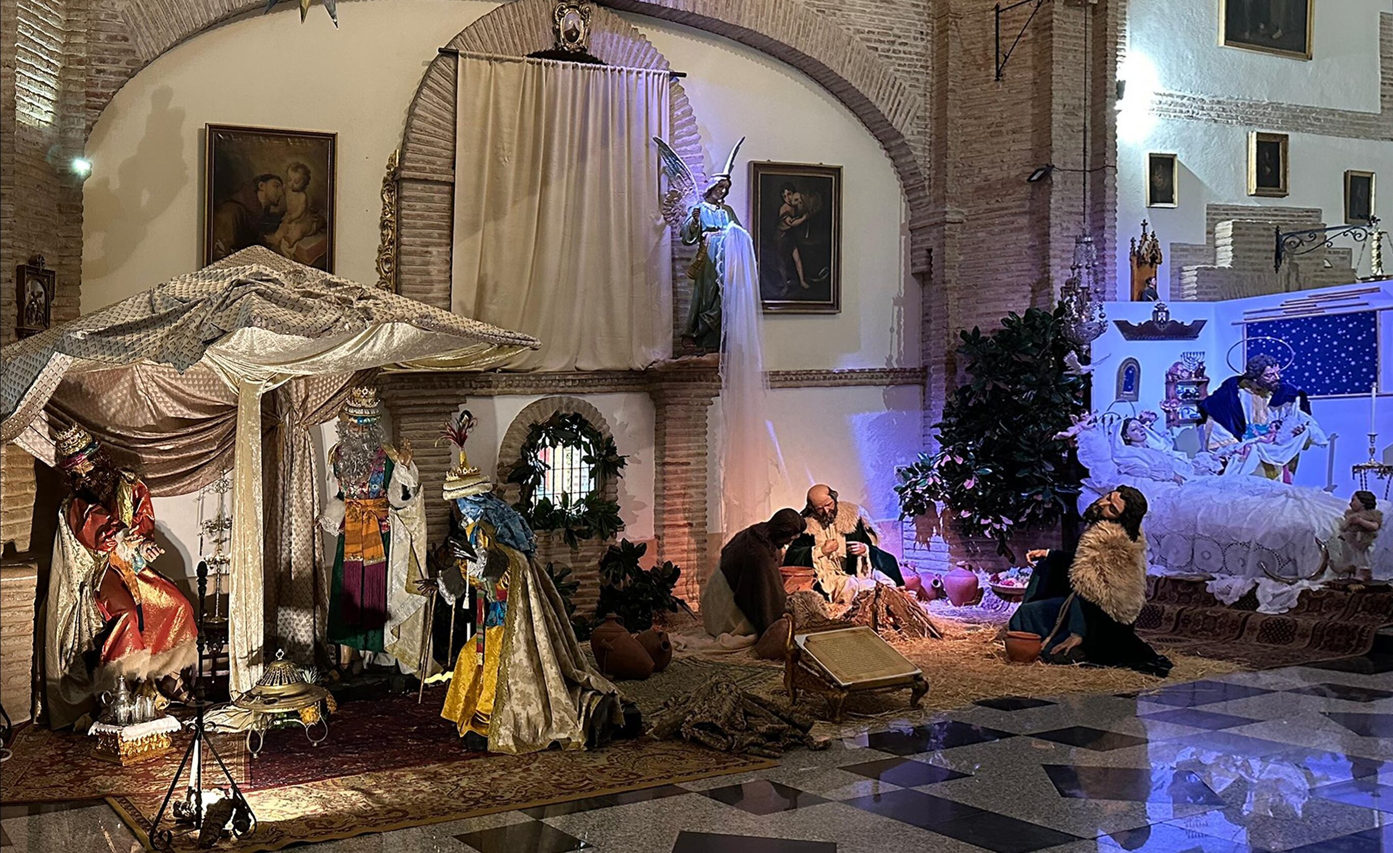 El Belén se ubica en la Iglesia de la Merced
