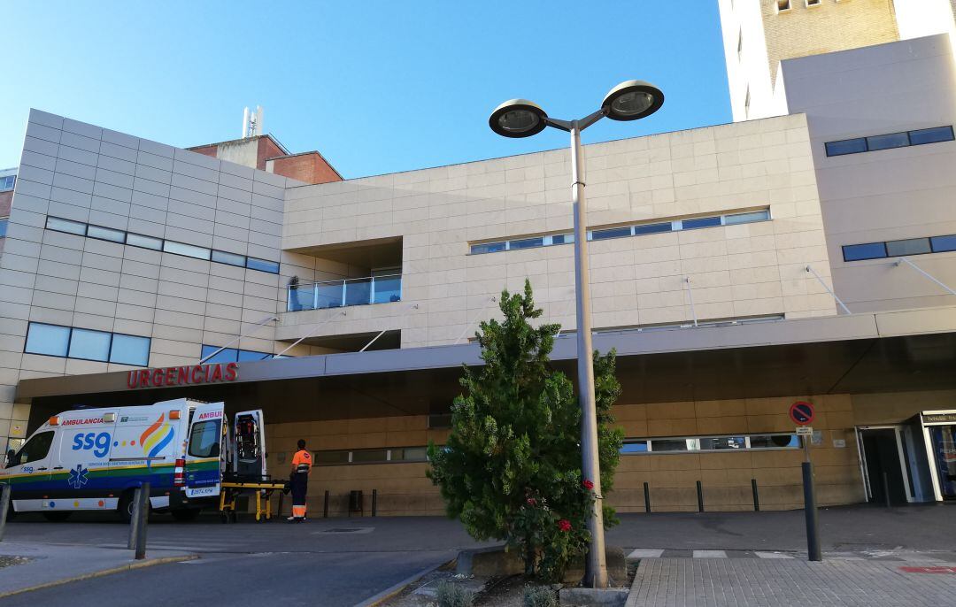 Zona de Urgencias en el Complejo Hospitalario de Jaén.