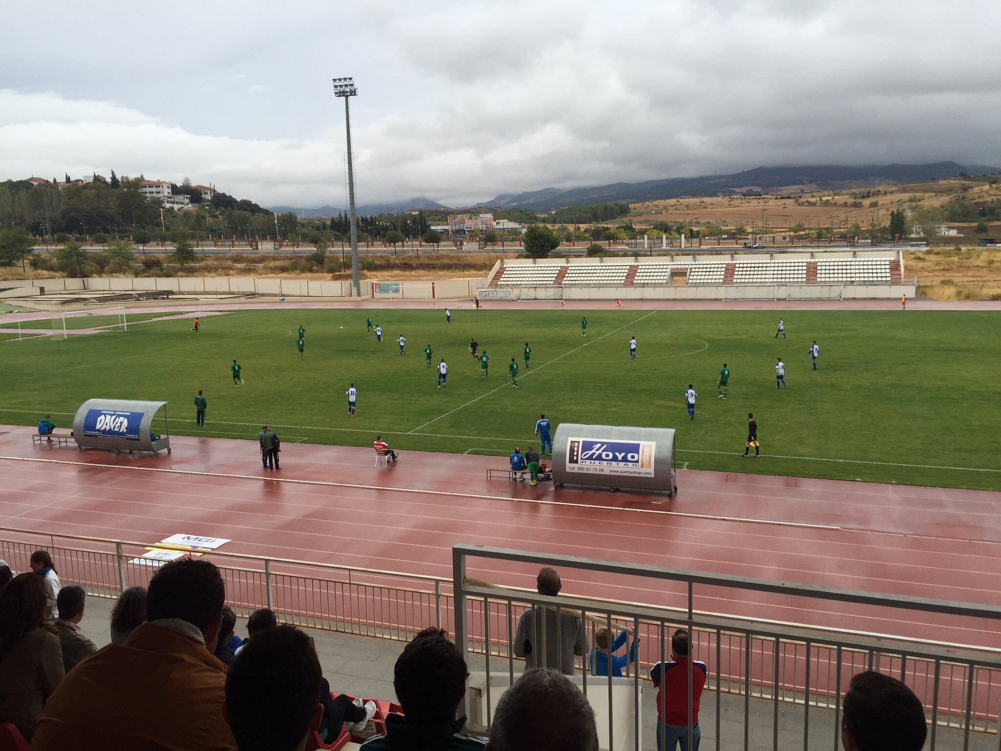 Partido del CD Ronda en la Ciudad Deportiva de la ciudad del Tajo