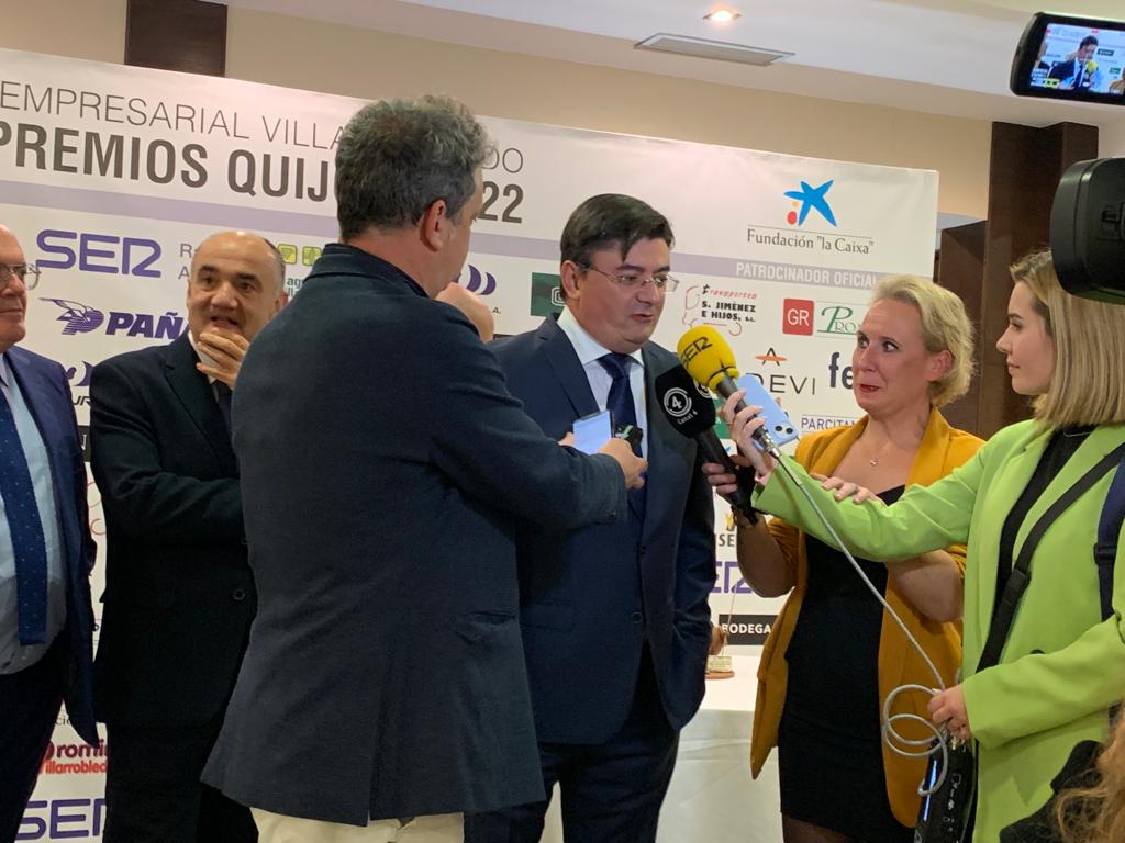 Atención a los medios en la entrega de los 'Premios Quijote'