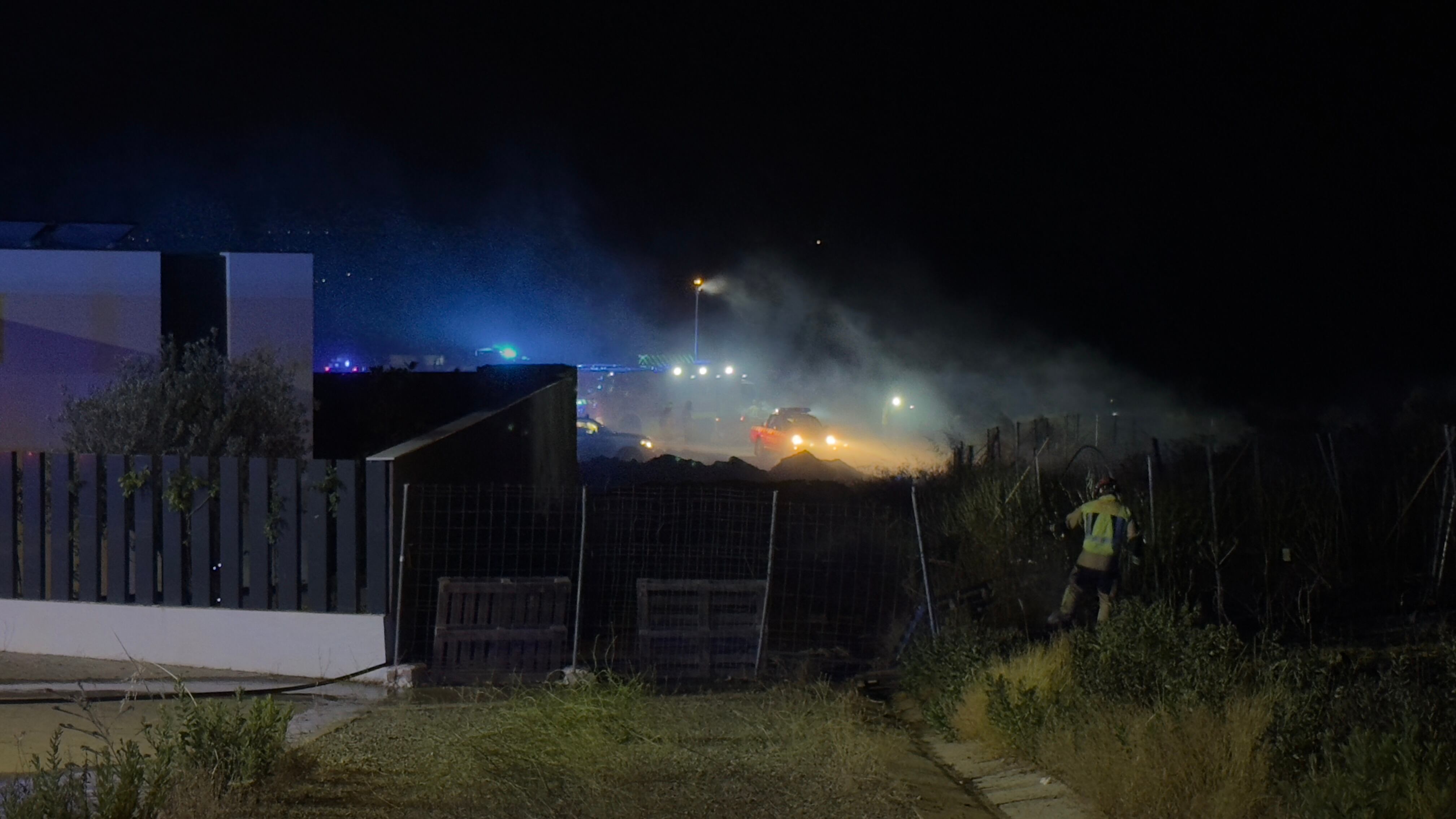 Incendio pastos La Legua