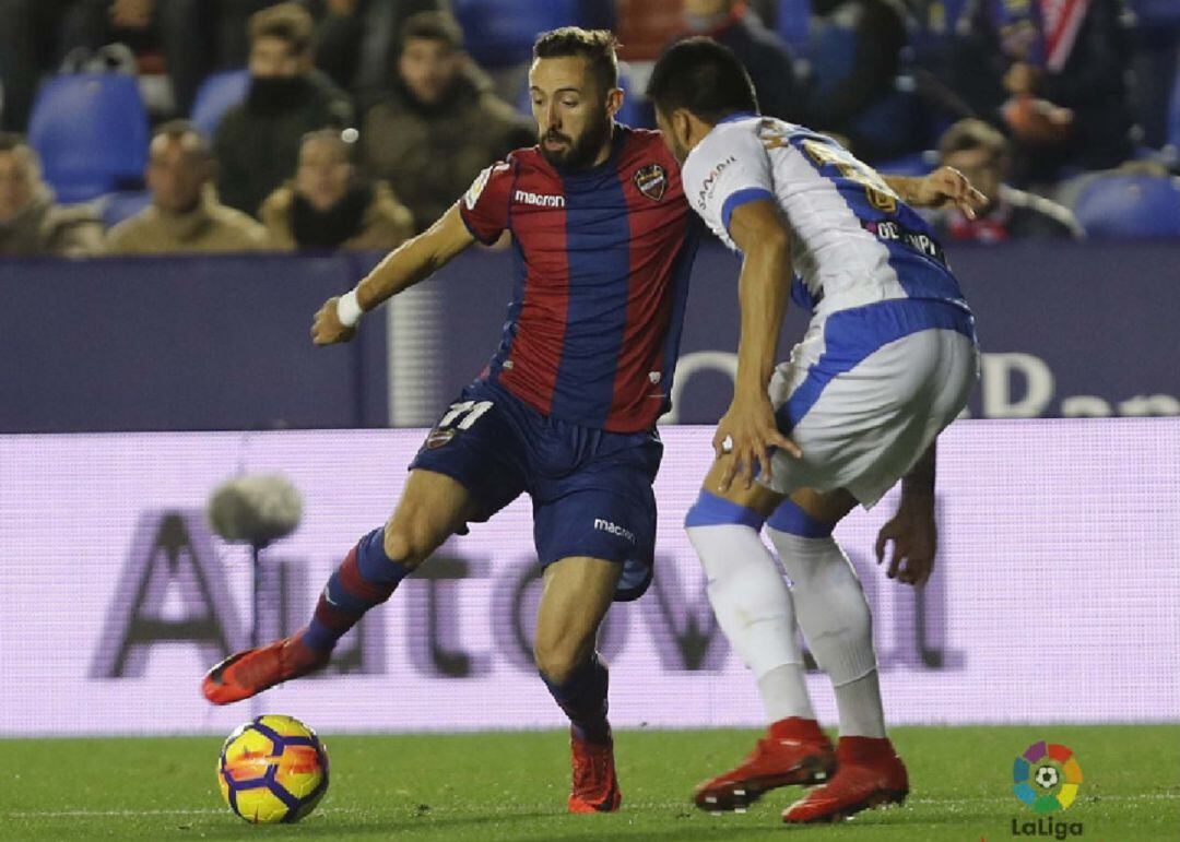 Morales ante el Leganés