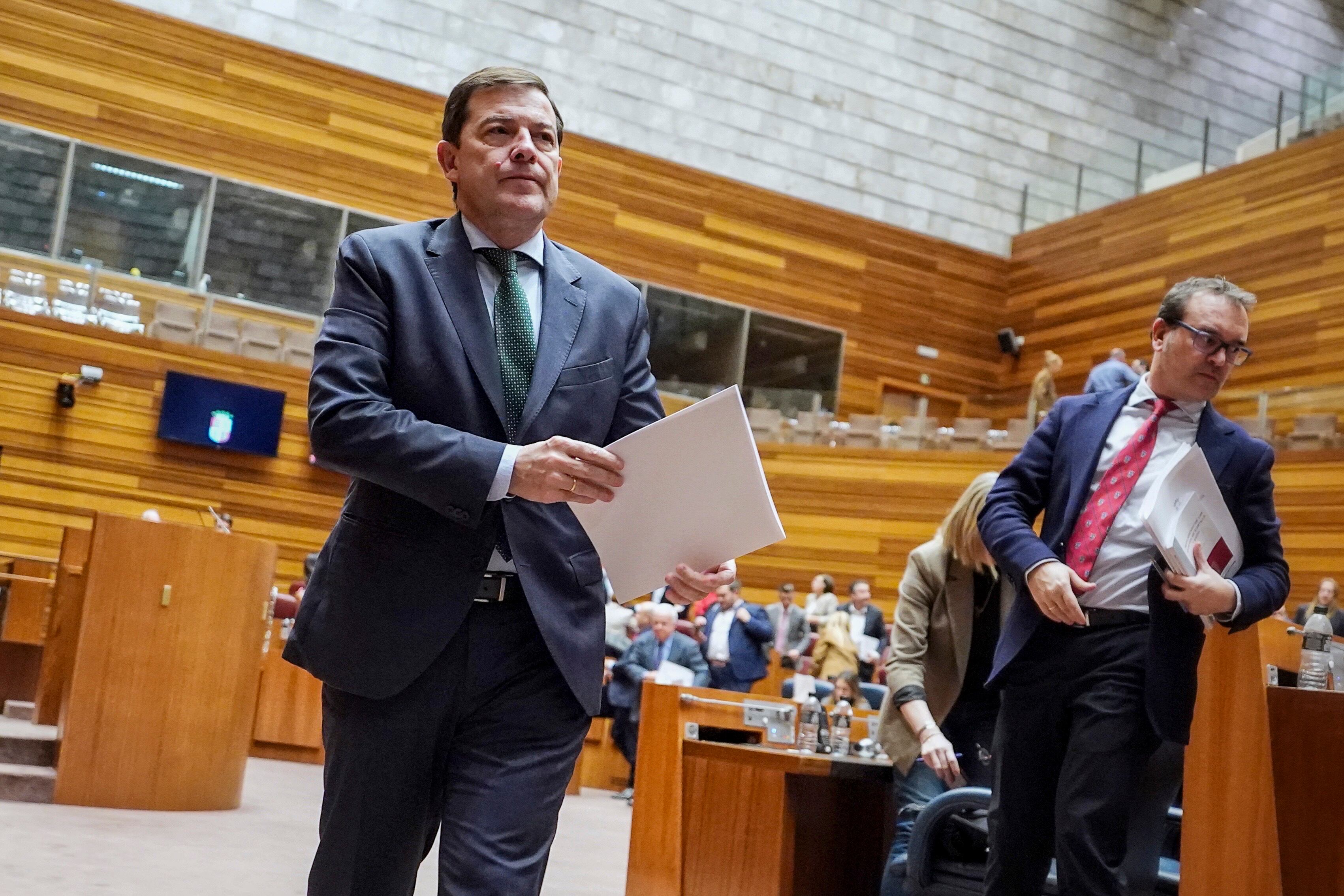 Sesión plenaria de las Cortes de Castilla y León