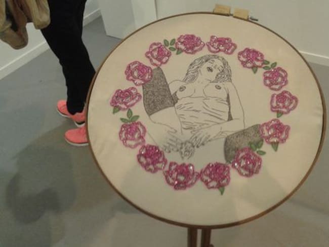 'La mujer divirtiéndose', de María Alejandra Garzón, alias ‘Suntuosa Jiménez' (Galería Doce Cero-Cero)