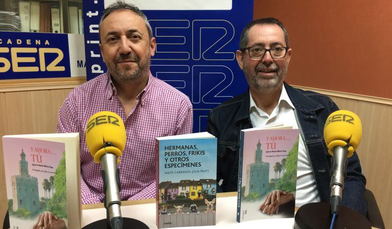 Chema Contreras (i) y Ignacio R. Martín Vega, autor de ‘Y ahora… Tú’