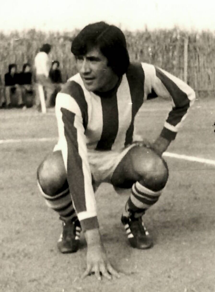 Capel en sus buenos tiempos de futbolista.