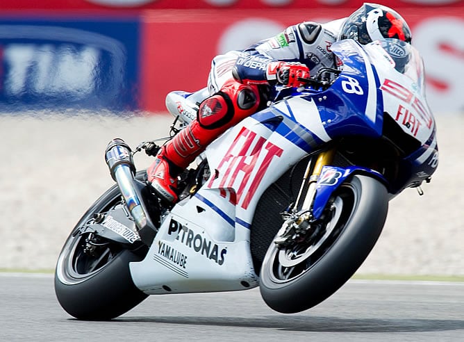 Jorge Lorenzo rueda en Assen