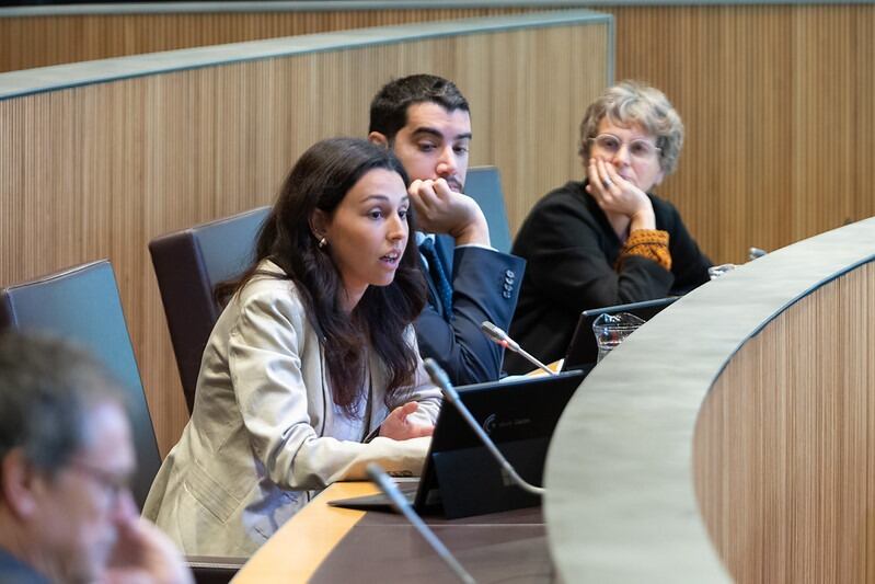 El grup parlamentari socialdemòcrata a la darrera sessió de Consell General