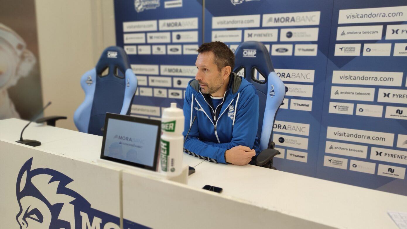 Nacho Lezkano a la roda de premsa d'aquest dimecres.