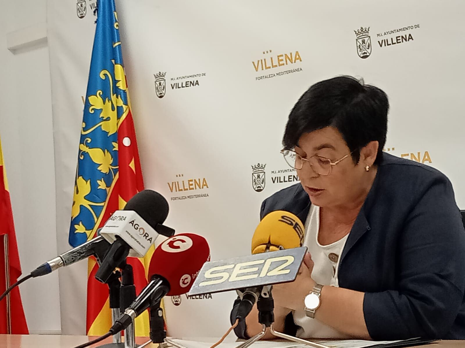 Paula García, en la presentación de las ferias