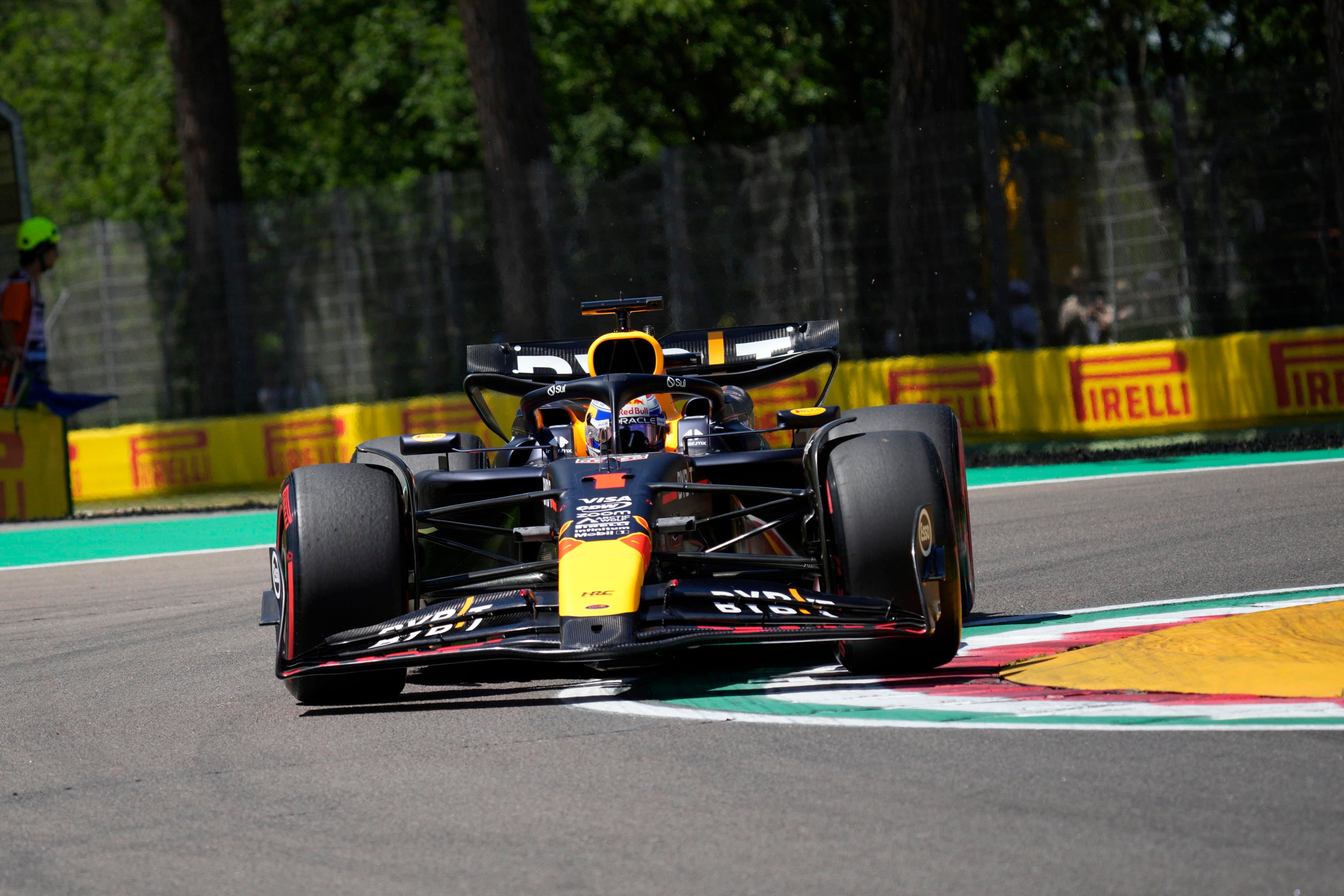 Max Verstappen en Imola