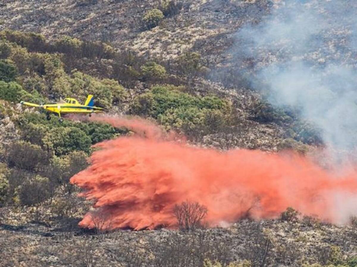 Extinguido el incendio forestal de la Vall de Gallinera que ha calcinado 156 hectáreas