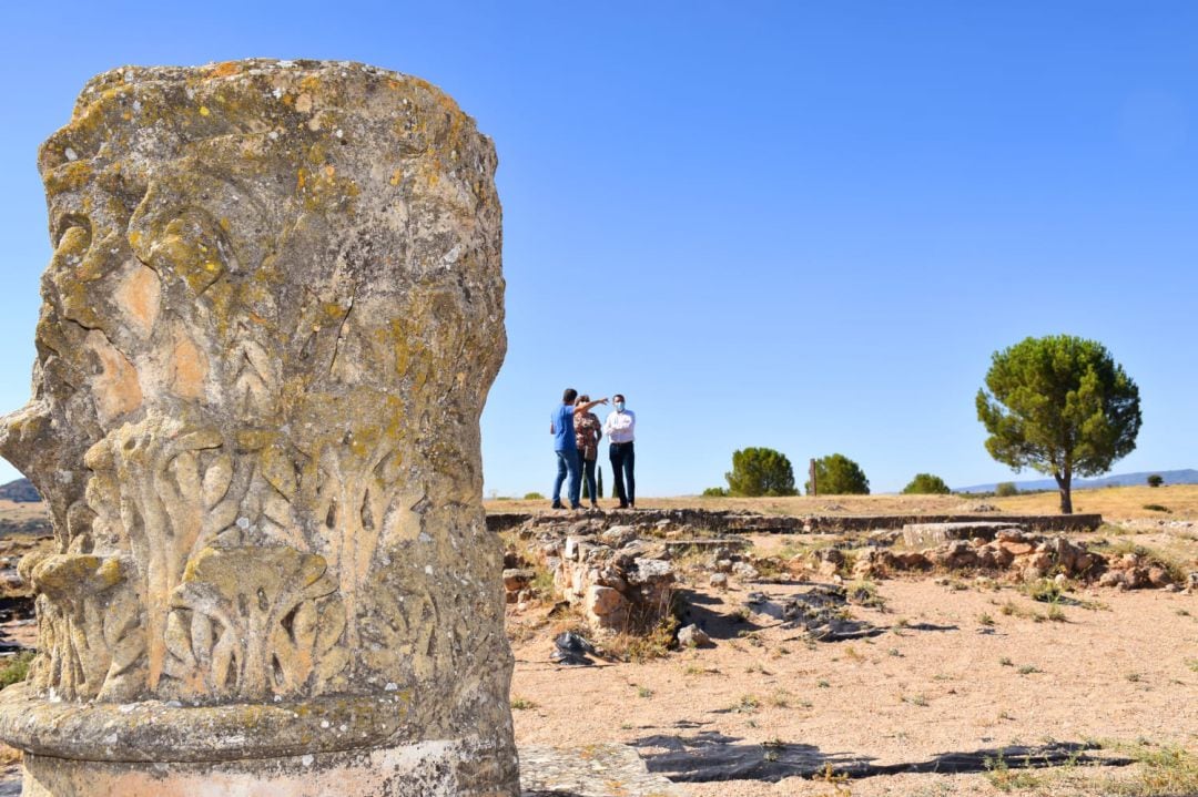 Los responsables de Diputación han visitado este martes el yacimiento de Ercávica