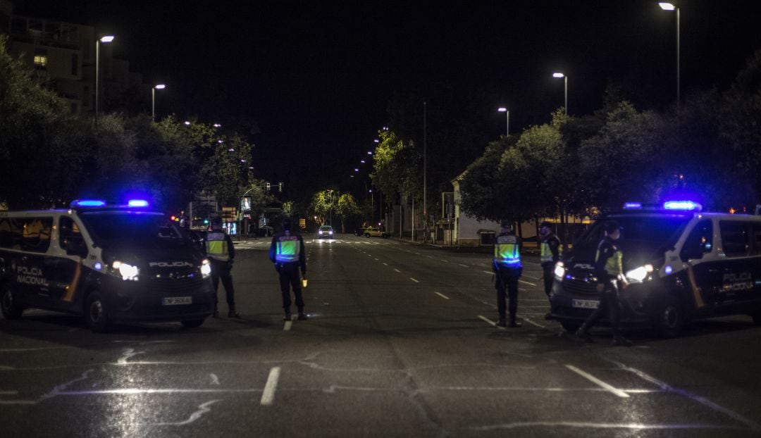 Control de la Policía Nacional en Córdoba, en una imagen de archivo