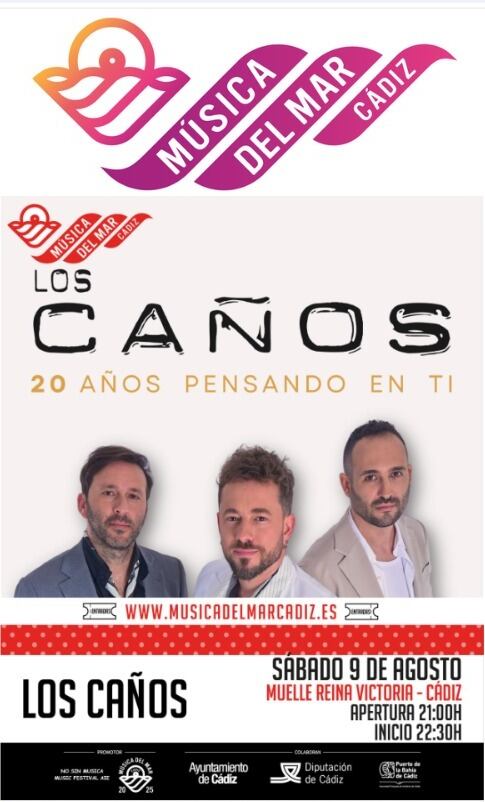 Cartel del concierto de Los Caños