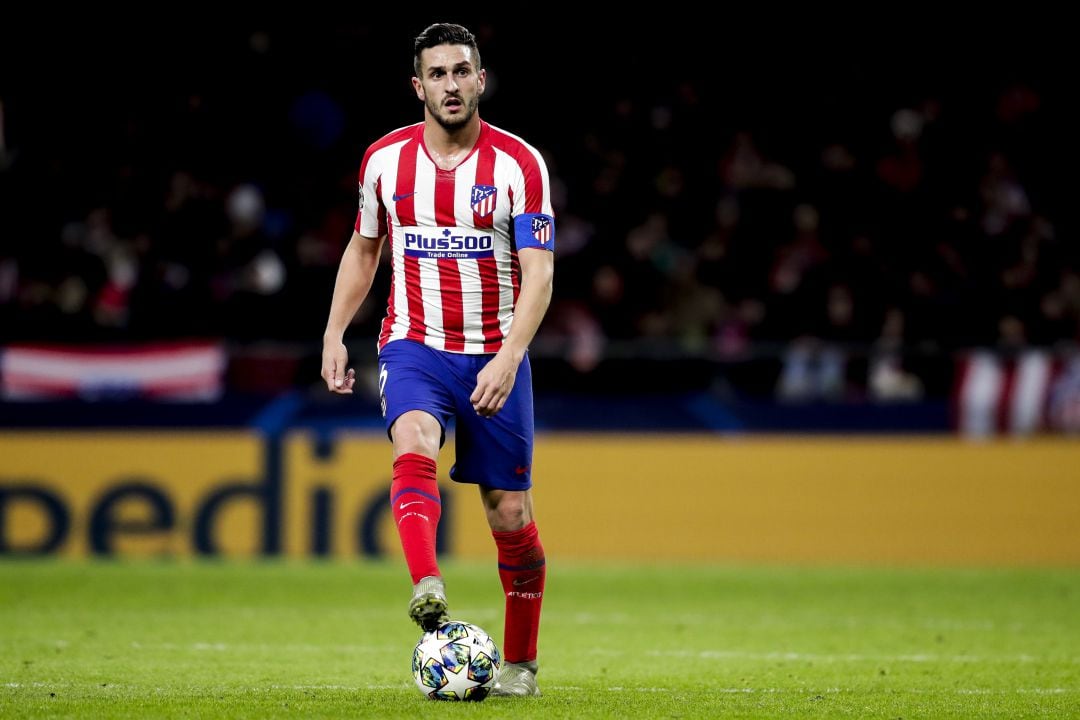 Koke, durante el partido de Champions ante el Lokomotiv