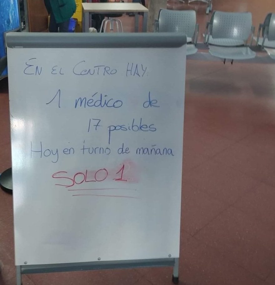 Los profesionales alertan de la falta de médicos en los centros de salud como el de Parque Europa de Pinto