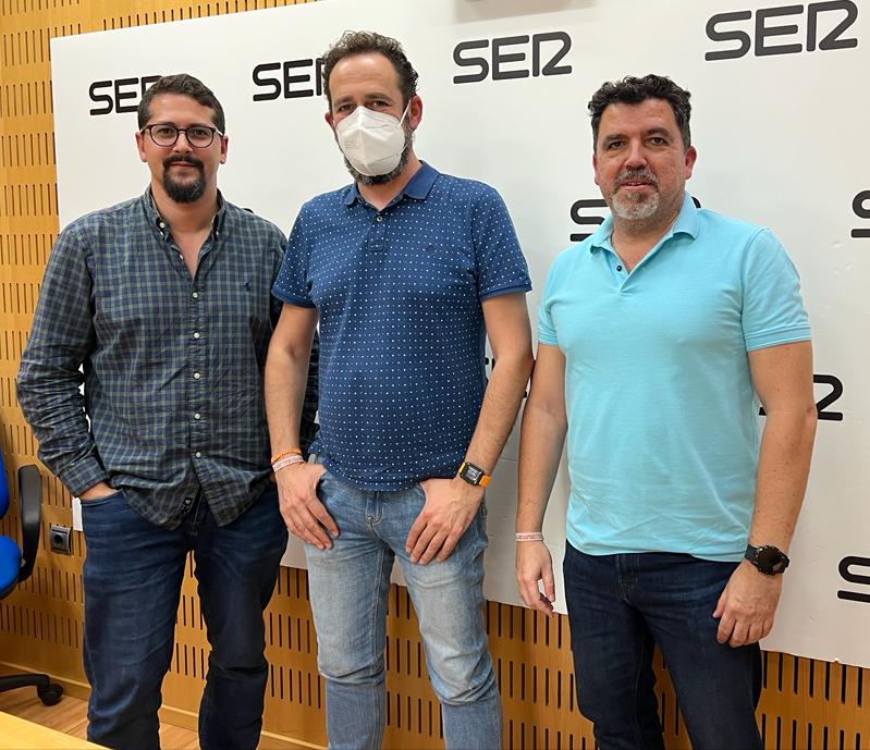 Jose Antonio Sánchez, Jorge Fenor y Txema Almela en la tertulia futbolera de SER Deportivos Región de Murcia