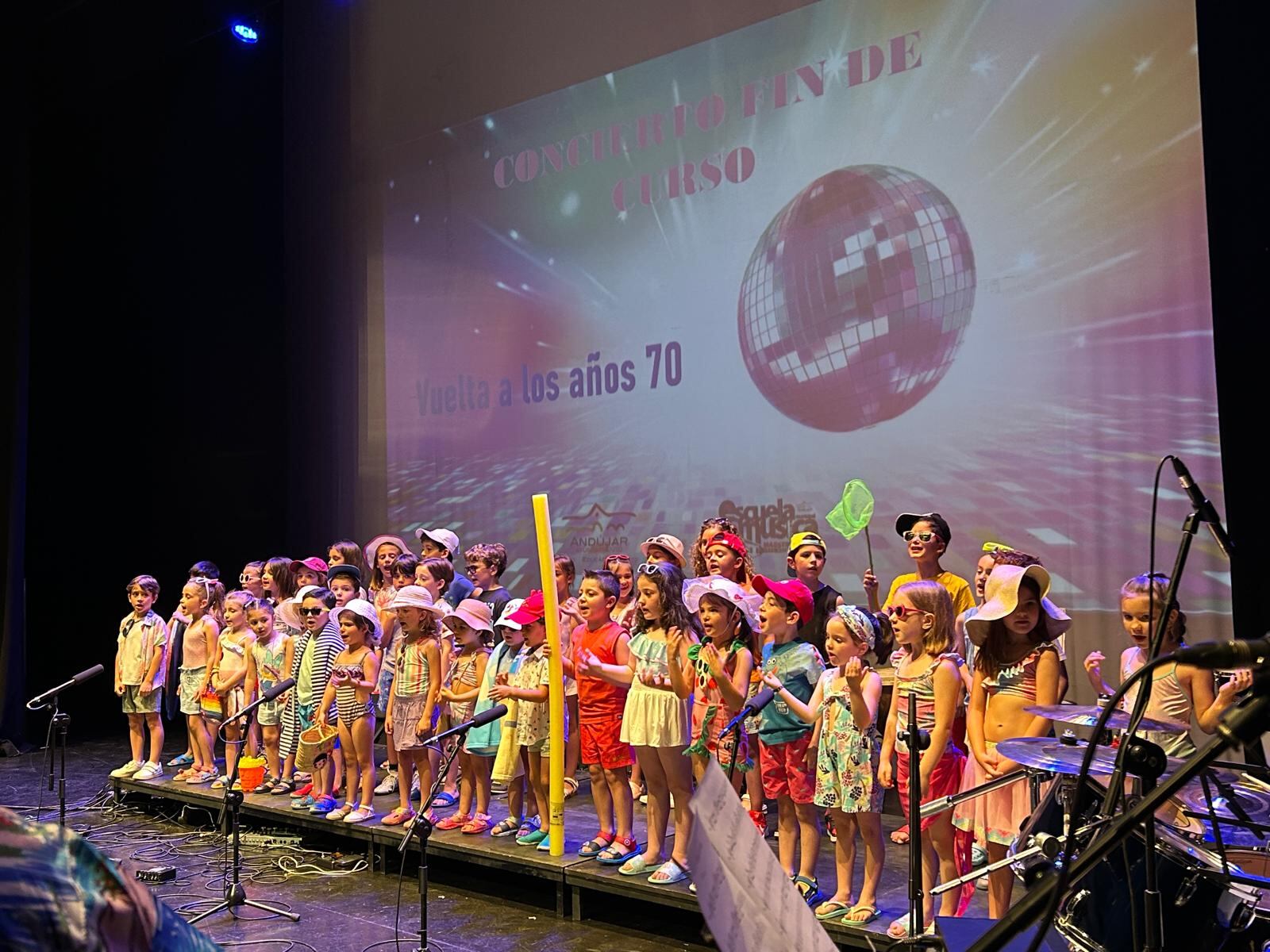 El Teatro Principal de Andújar se llena para el fin de curso de la Escuela Municipal de Música