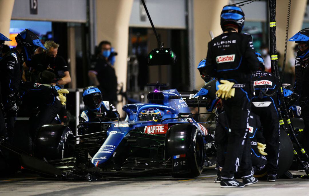 Fernando Alonso, durante la carrera.