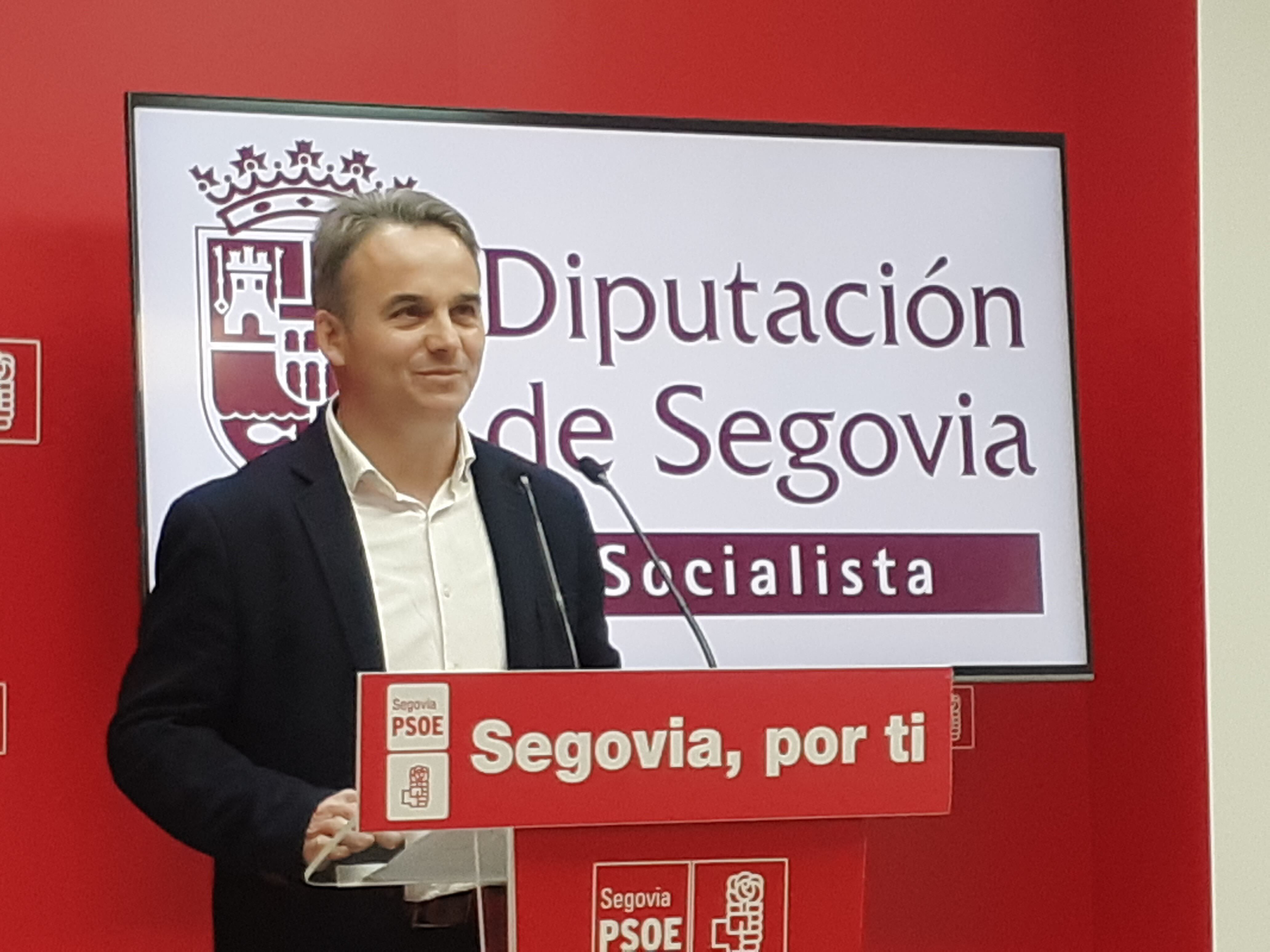 Máximo San Macario, portavoz del PSOE en la Diputación de Segovia