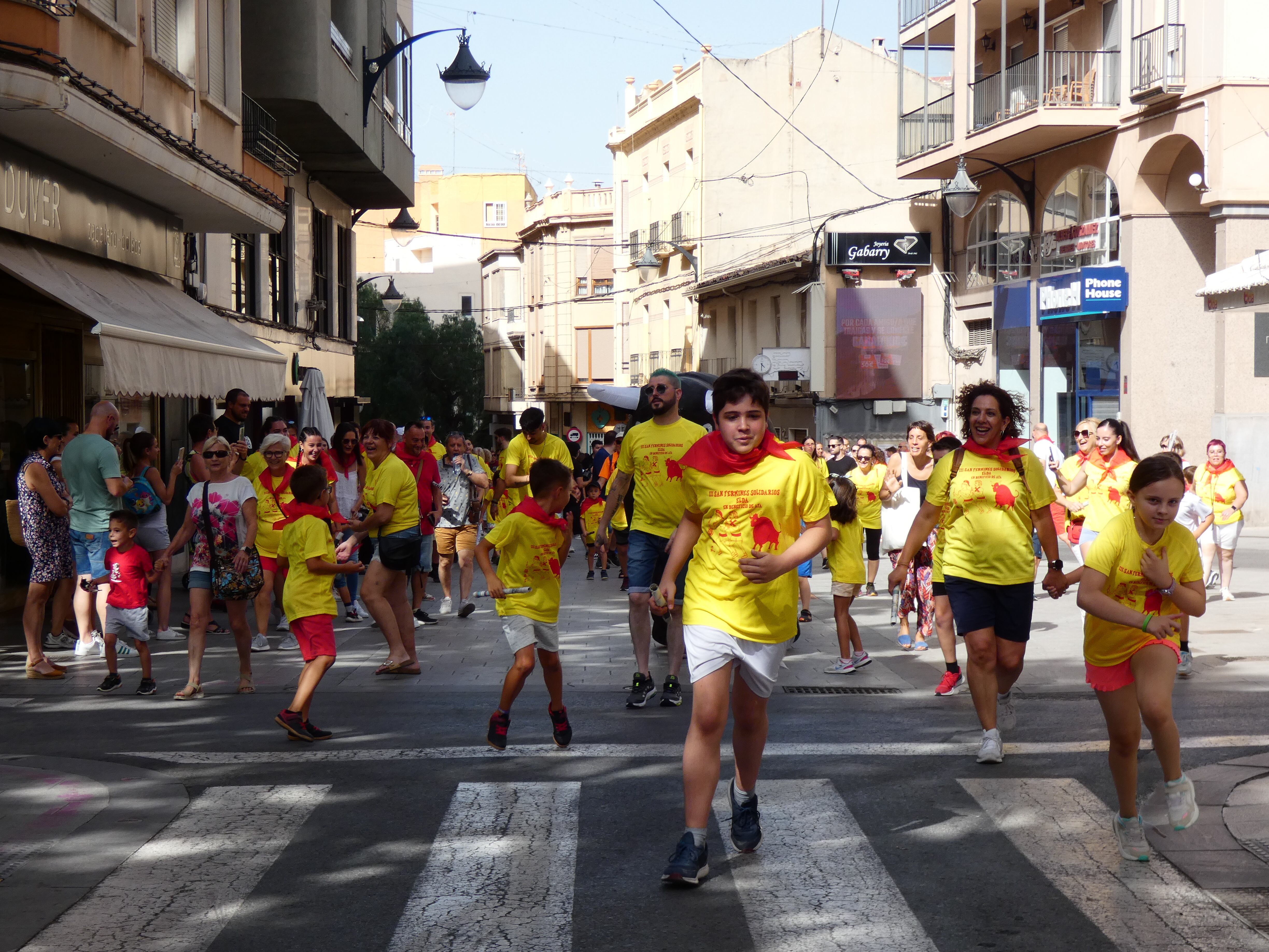 San Fermines solidarios en Elda