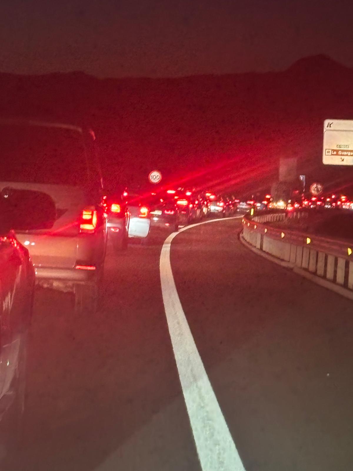 Atascos para subir al Pirineo