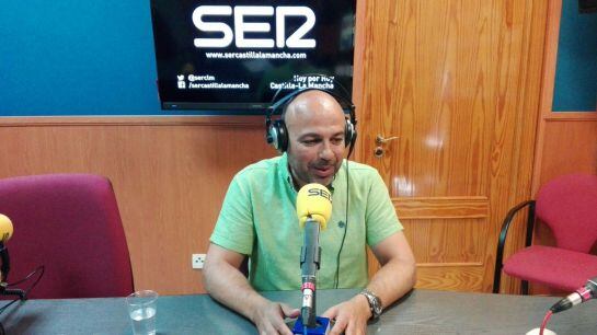 José García Molina en los estudios de SER Toledo