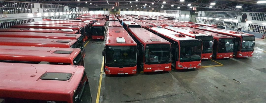 Buses de A Coruña en Cocheras